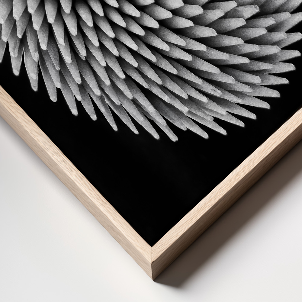 Canvas schilderi - Hypnosis frame close up - natuurlijk frame