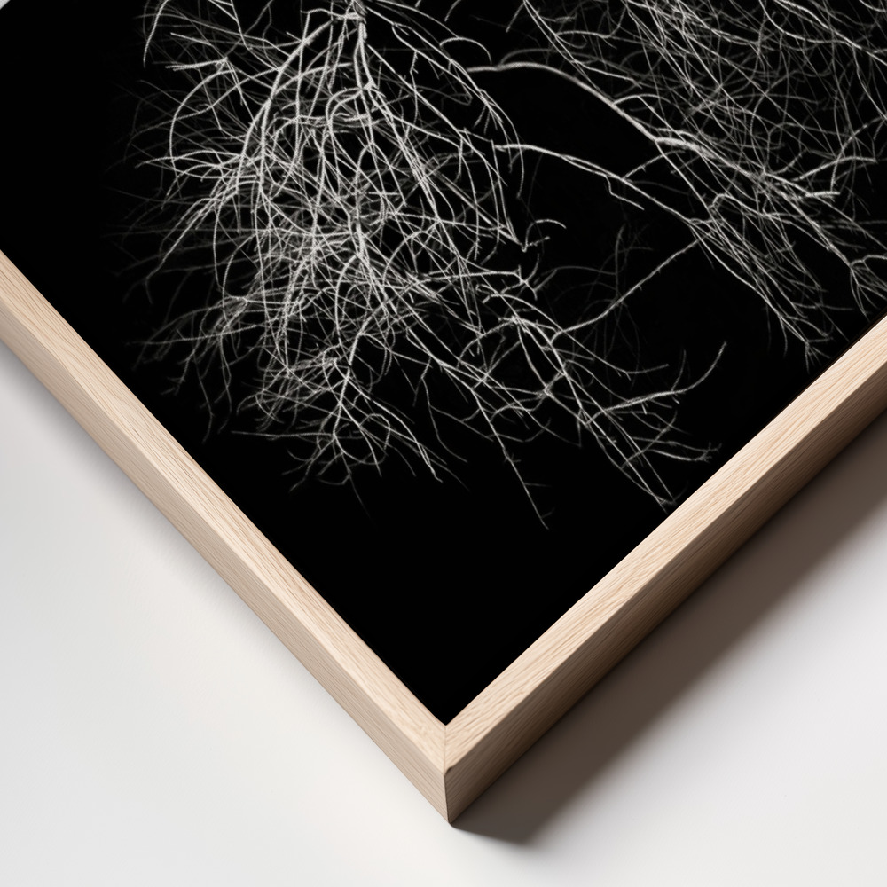 Canvas print - Do not judge according to appearance frame close up