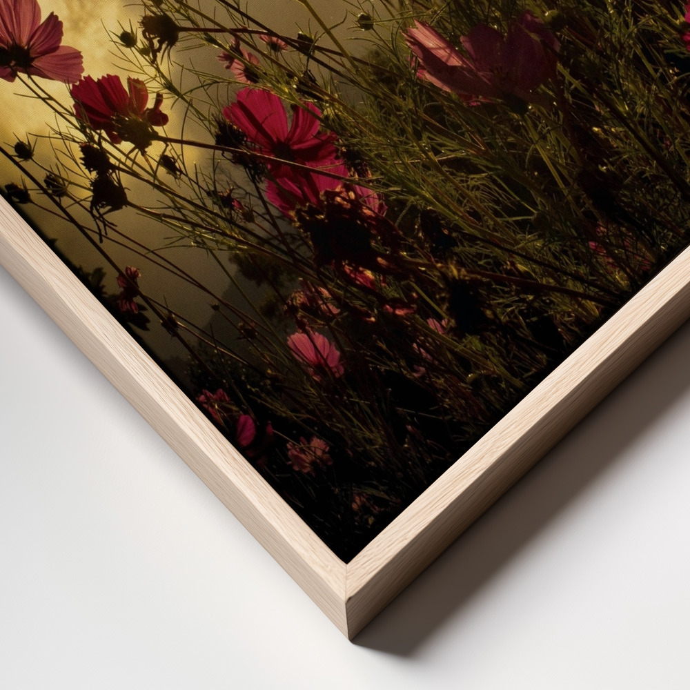 Canvas print - Watching the Sun frame close up