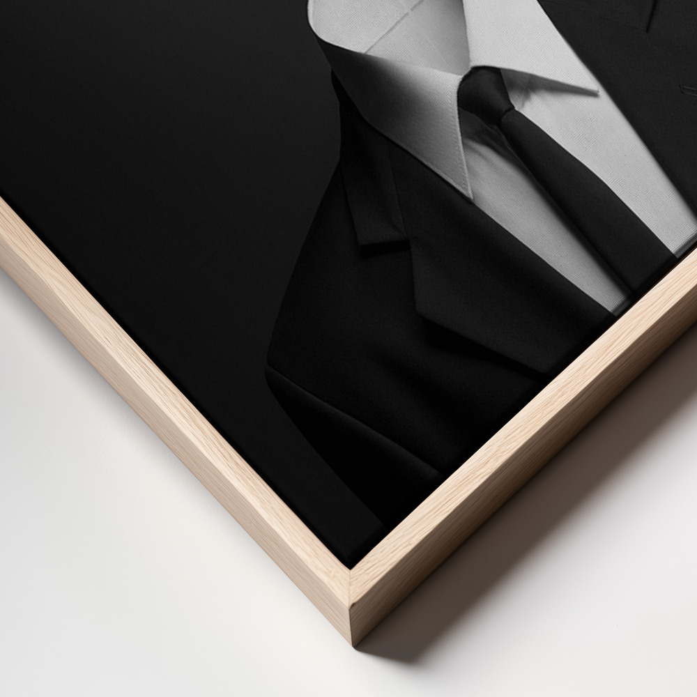 Canvas print - Thoughts frame close up