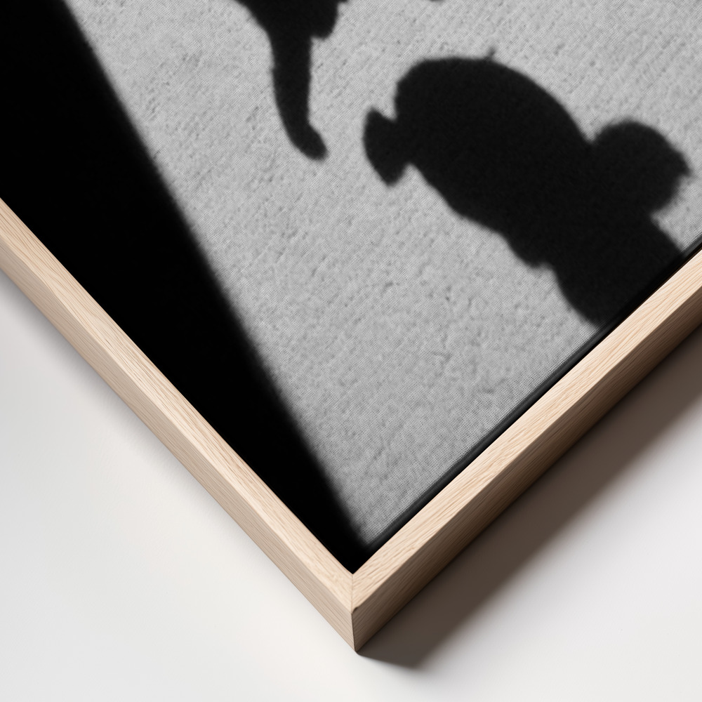Canvas print - Edgar the great frame close up