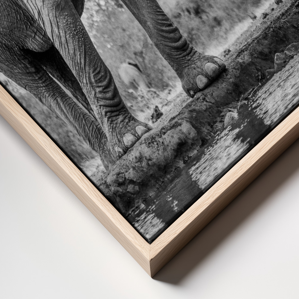 Canvas print - Standing Proud frame close up