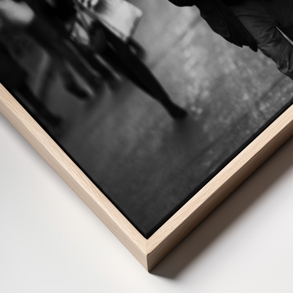 Canvas print - Orchestra-man frame close up
