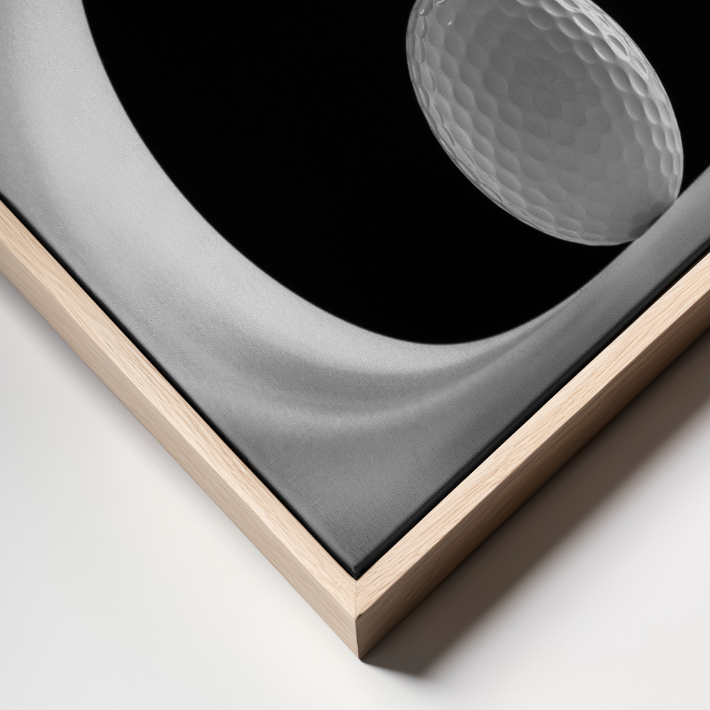 Stampe su tela - GOLF BALL frame close up