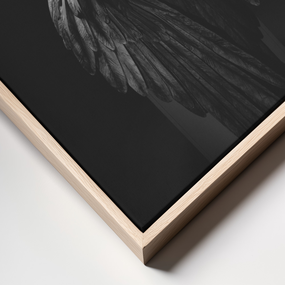 Canvas print - Angel frame close up