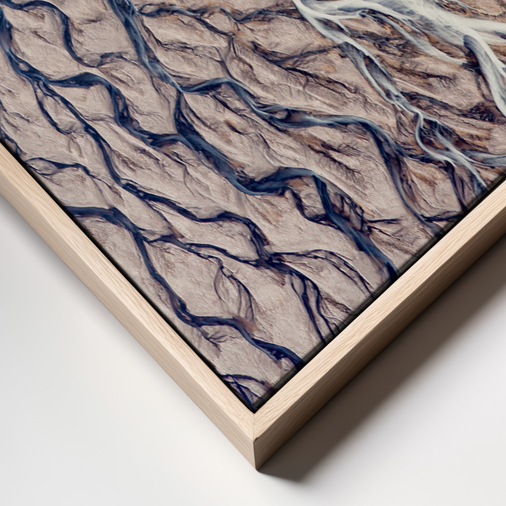 Canvas print - Black and White frame close up