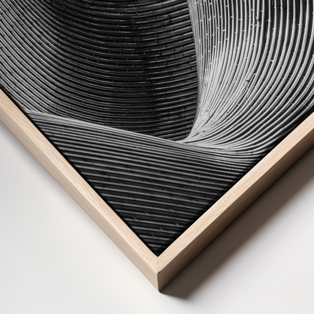 Canvas print - Lines frame close up