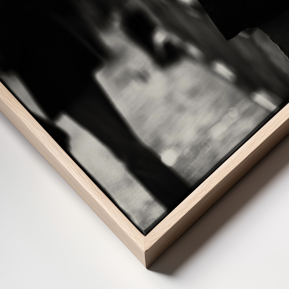 Canvas schilderi - Rome street song frame close up - natuurlijk frame