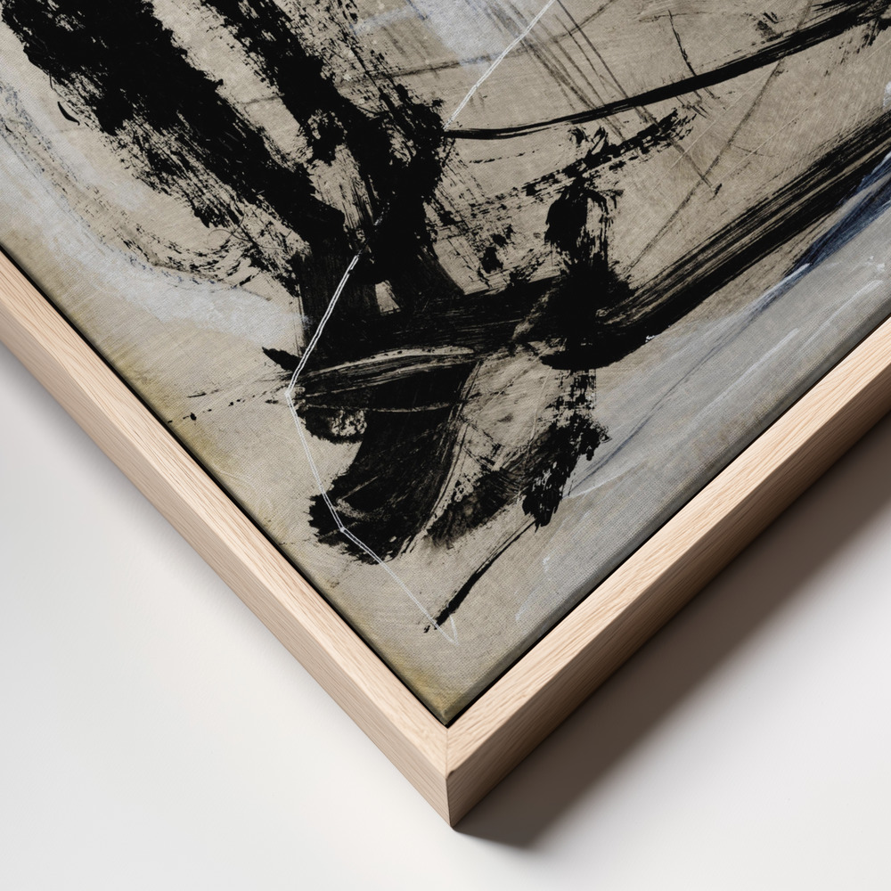 Canvas print - Method frame close up - natural frame