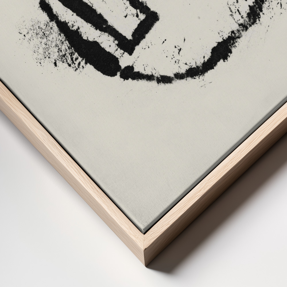 Canvas print - Rise  1 frame close up - natural frame