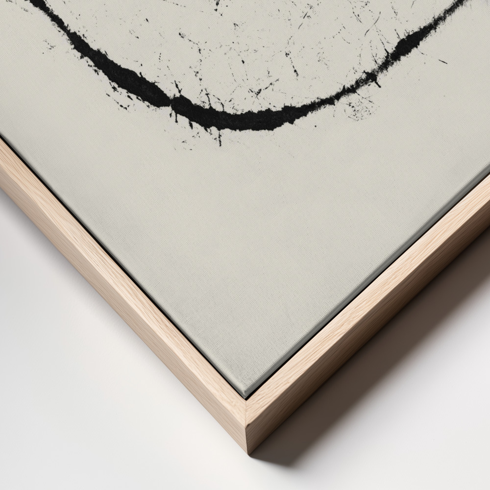 Canvas print - Rise  2 frame close up - natural frame