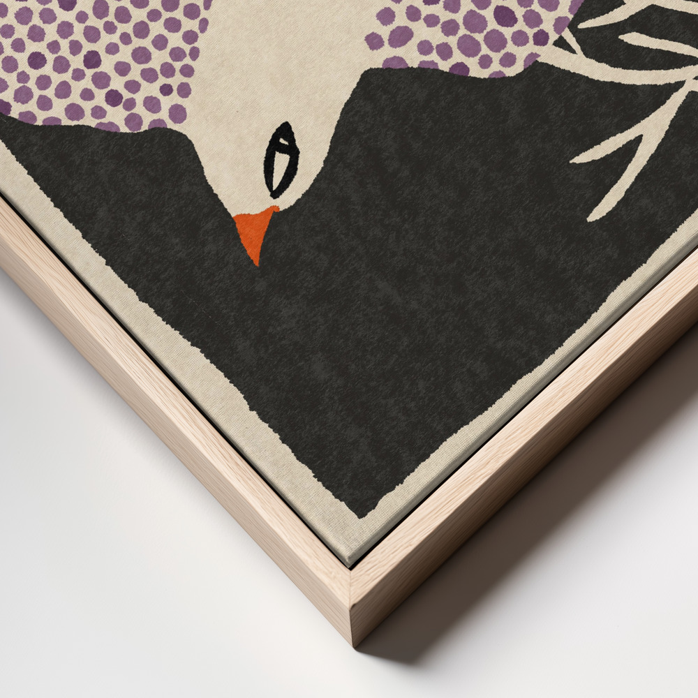 Canvas schilderi - P 2024 015 frame close up - natuurlijk frame