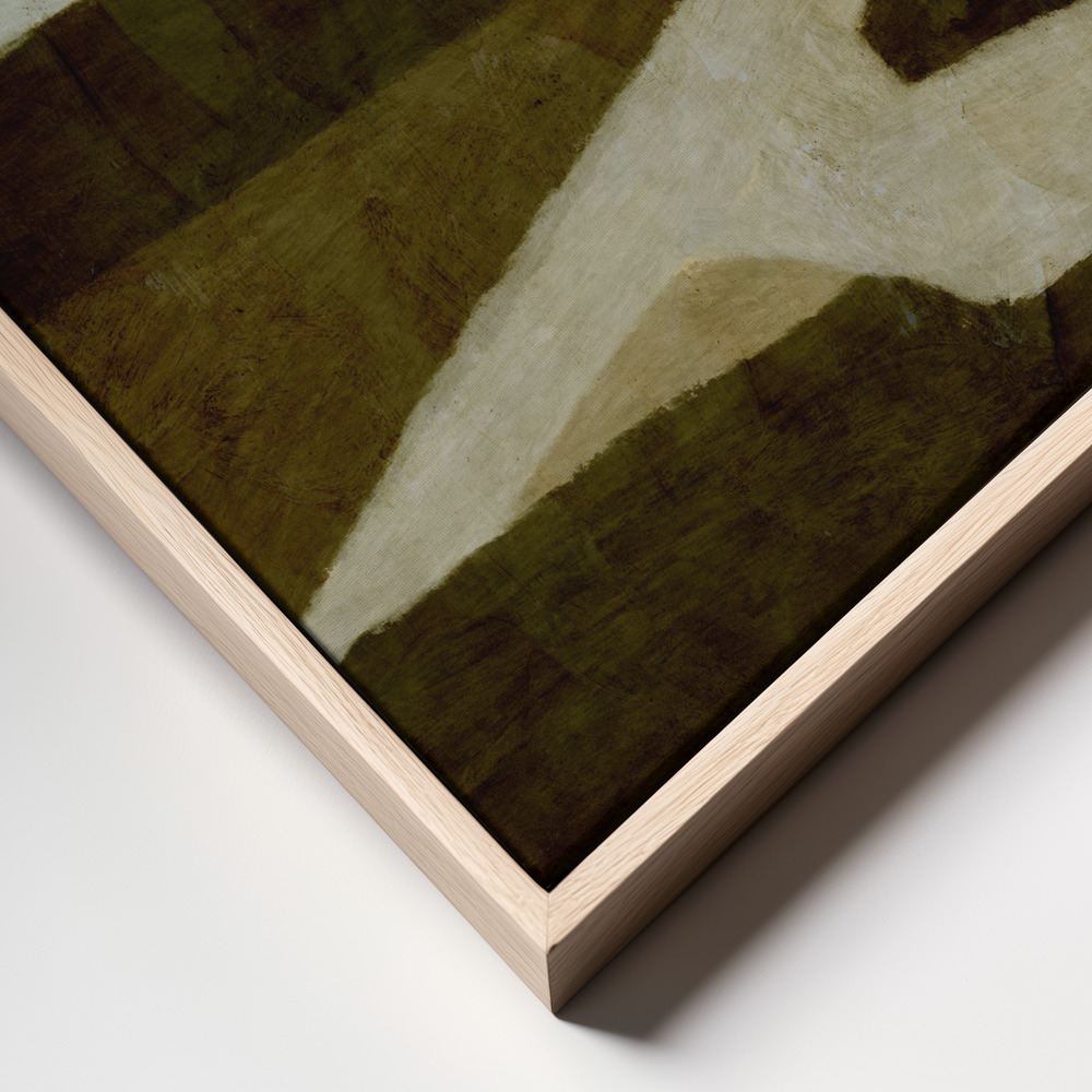 Canvas print - Paysage 3 frame close up - natural frame