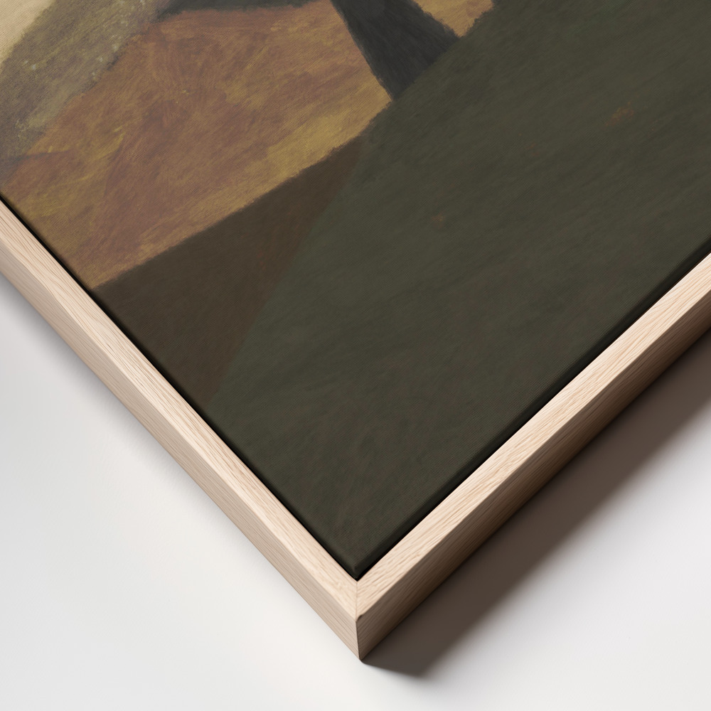 Canvas print - Paysage 2 frame close up - natural frame