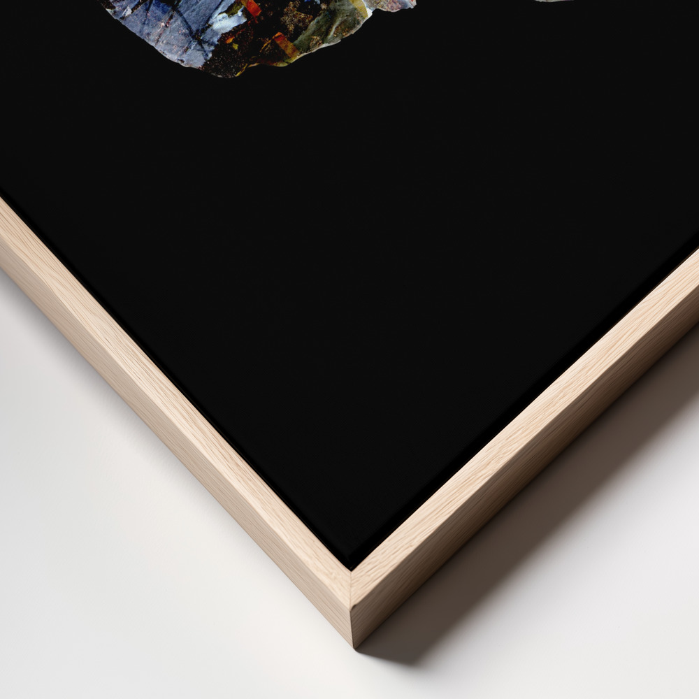 Canvas print - 713 Vanité frame close up - natural frame