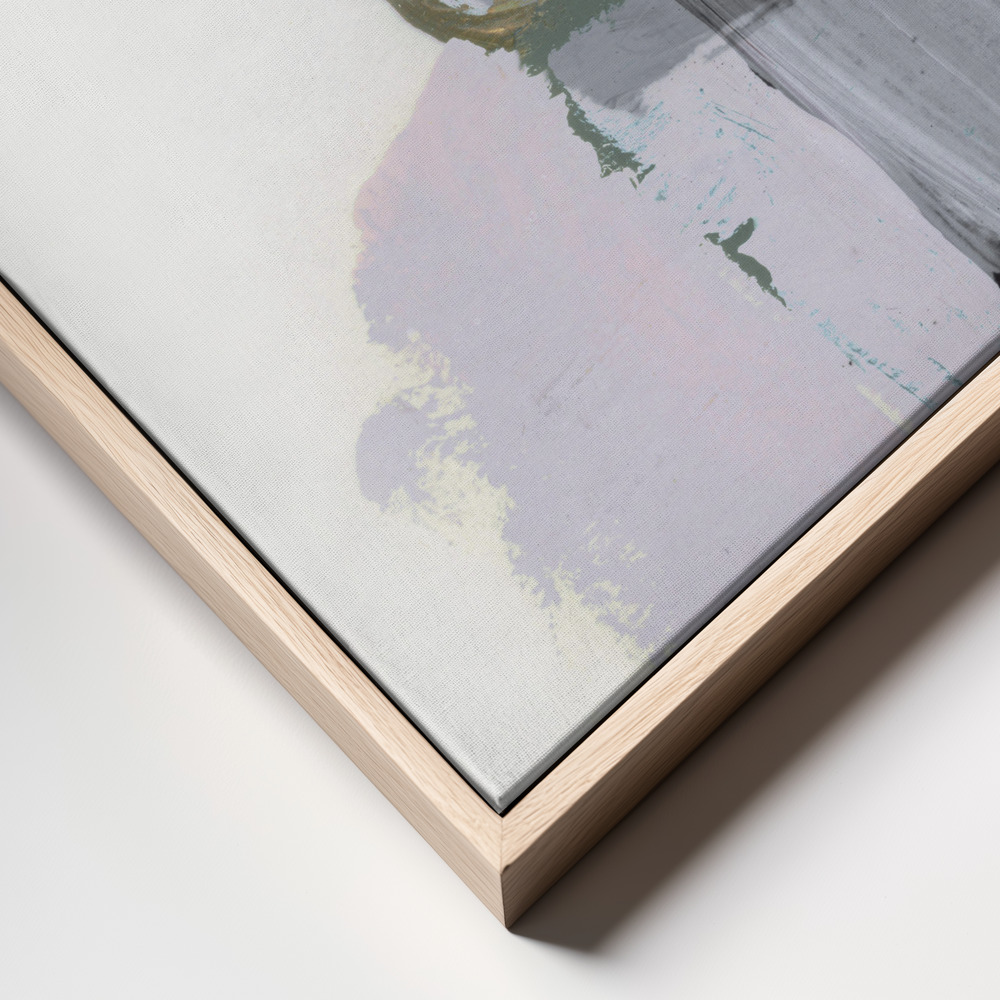 Canvas print - Lune frame close up - natural frame