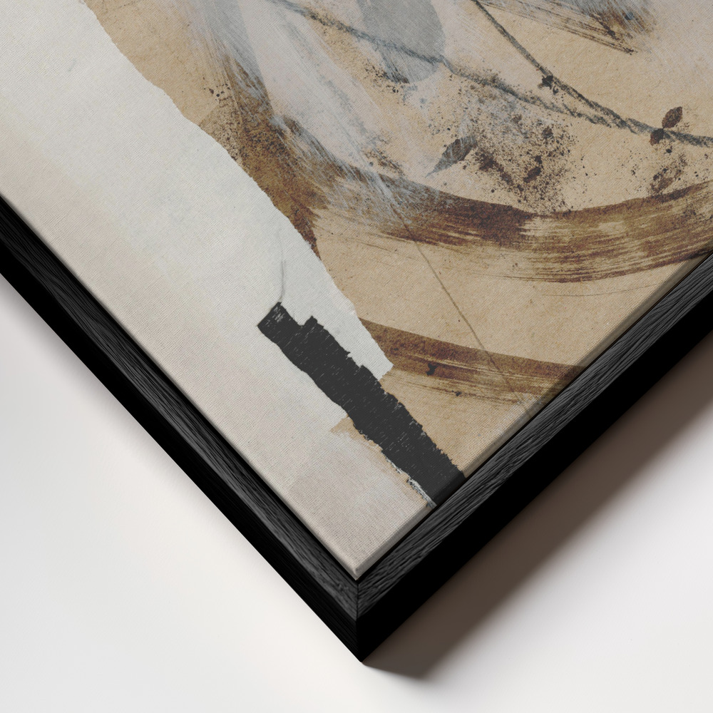 Canvas print - Reunion frame close up - black frame