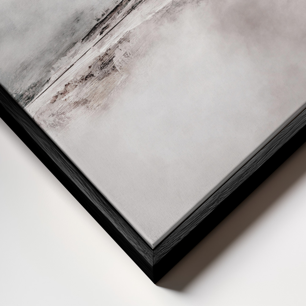 Canvas print - Ranch frame close up - black frame