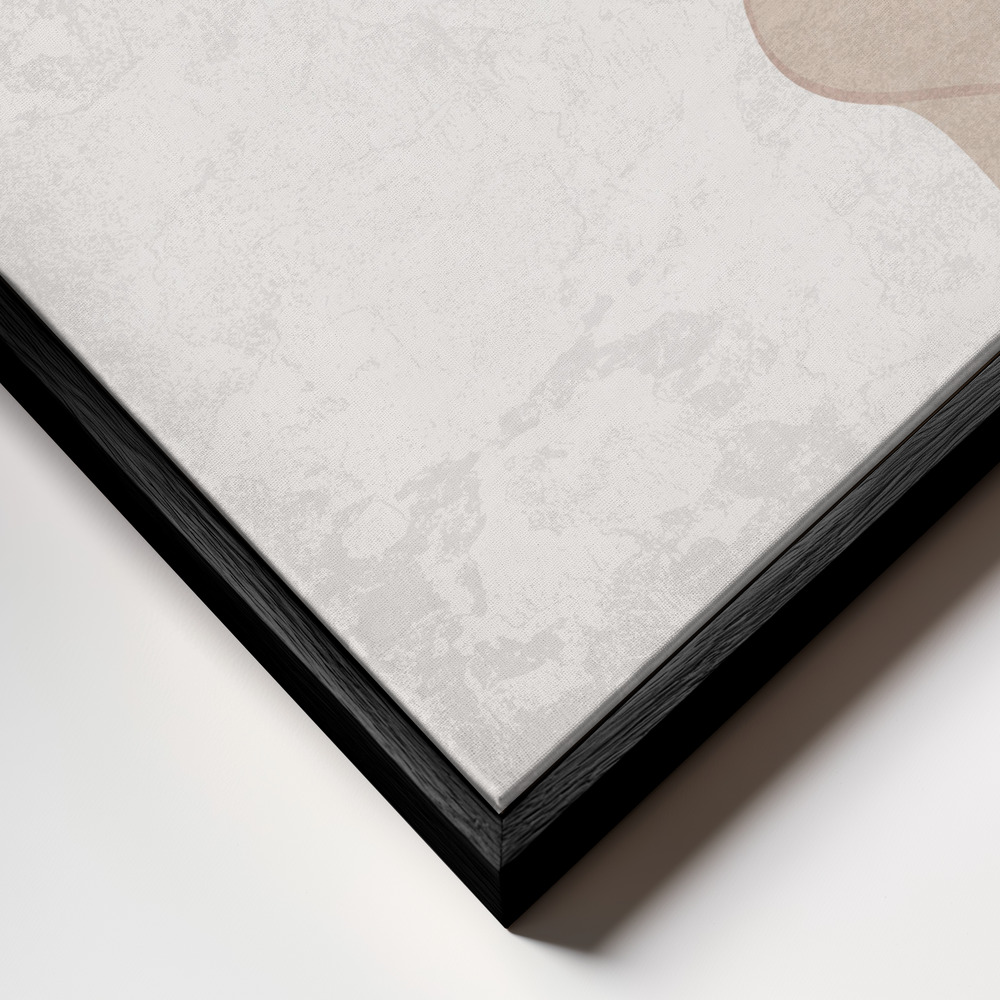 Canvas print - Lunar Dreams frame close up - black frame