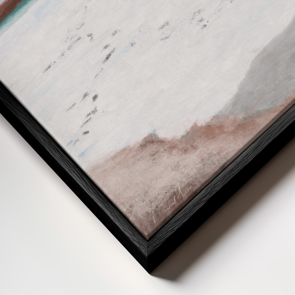 Canvas print - Litore frame close up - black frame