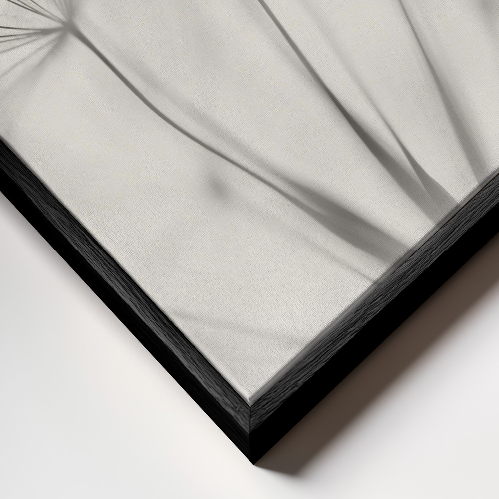 Canvas schilderi - No title frame close-up - zwart frame