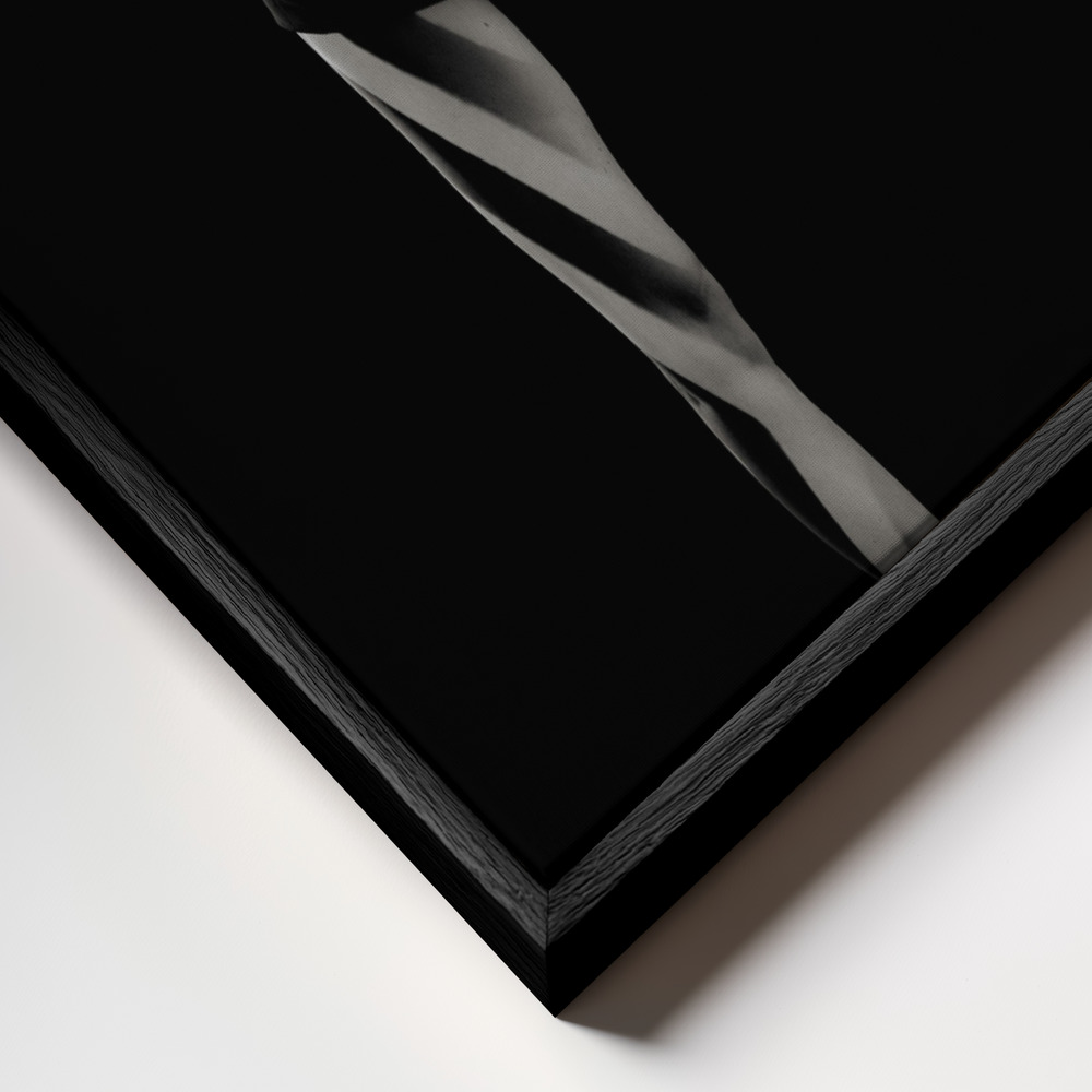 Toile - Needle 2 cadre en gros plan - cadre noir