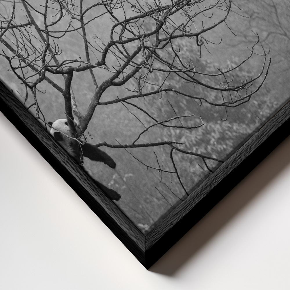 Canvas print - Relax frame close up - black frame