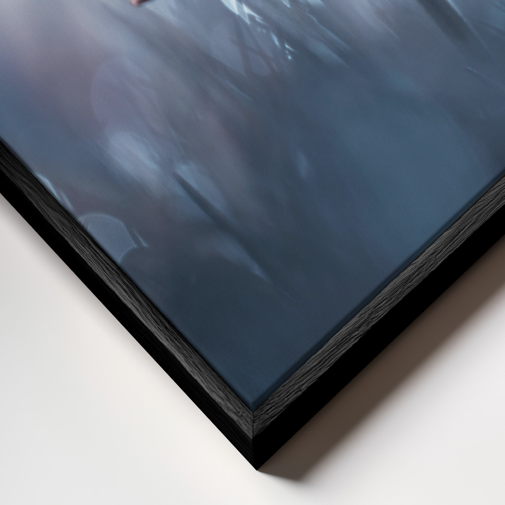 Canvas schilderi - Mellow Mood frame close-up - zwart frame