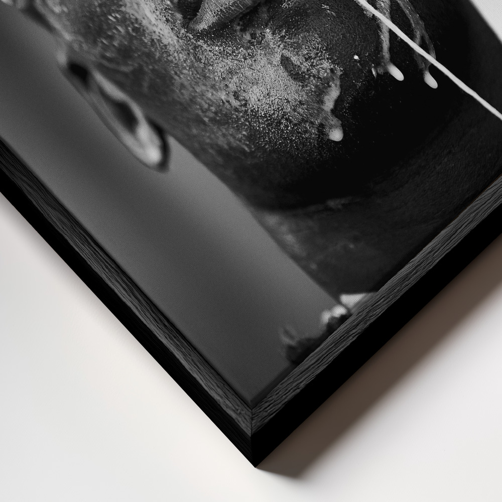 Canvas print - Ritual frame close up - black frame