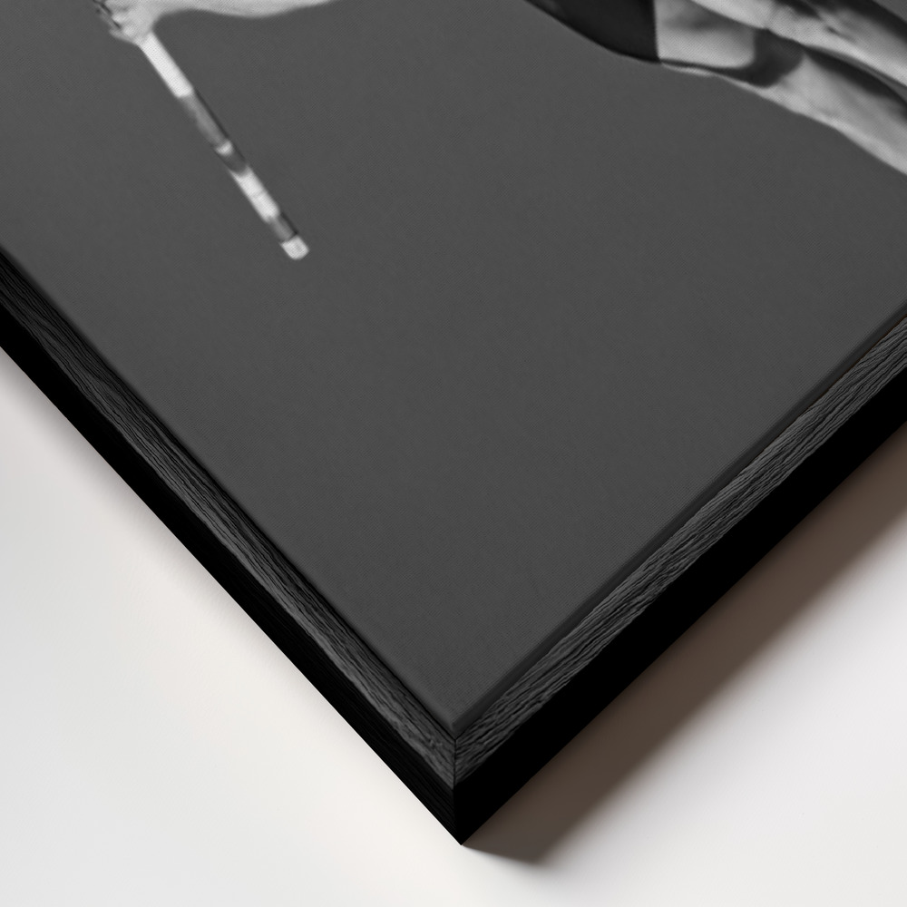 Canvas schilderi - Force of desire II. frame close-up - zwart frame