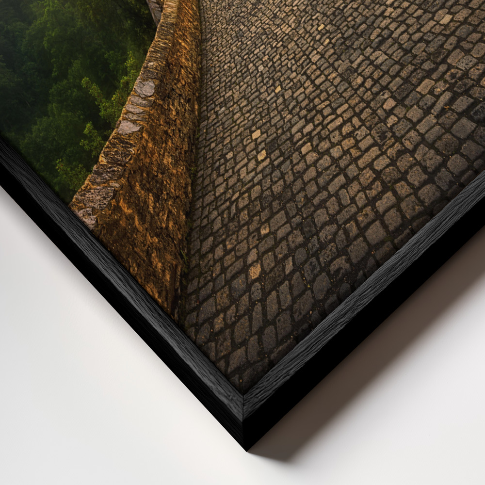 Toile - Eltz... cadre en gros plan - cadre noir