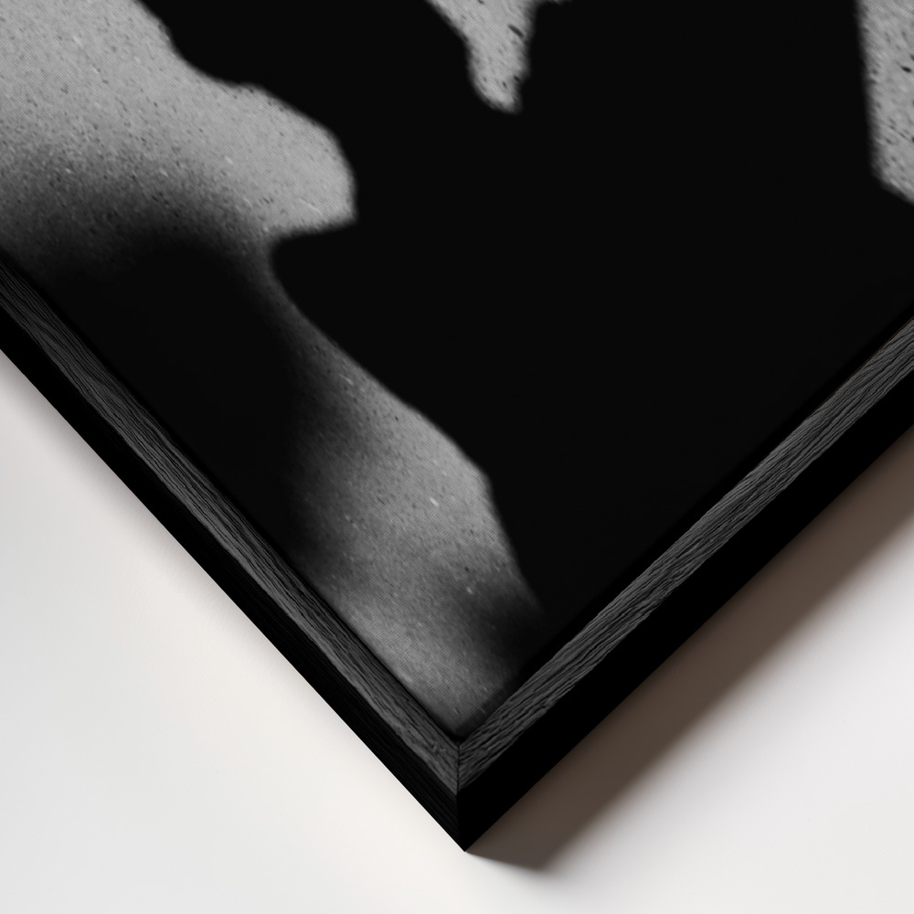 Toile - Street photographer cadre en gros plan - cadre noir