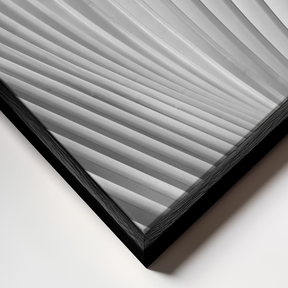Canvas taulu - Calatrava Lines kehys lähikuvassa - musta kehys