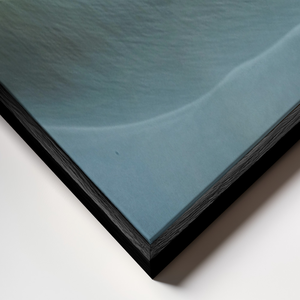 Toile - Ethereal Swell cadre en gros plan - cadre noir