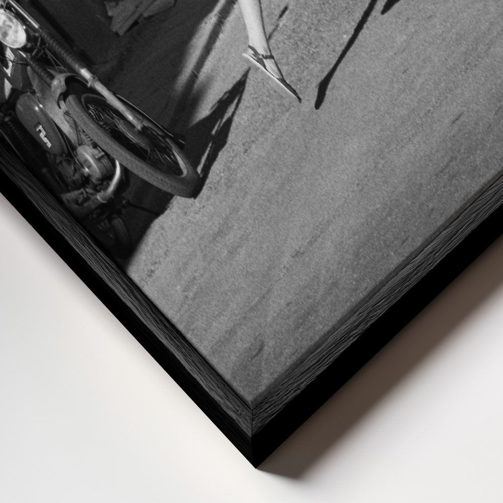 Canvas schilderi - Freedom (from the series "Childhoods") frame close-up - zwart frame