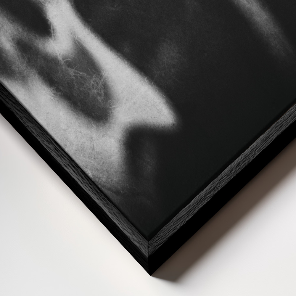 Canvas schilderi - Unplugged frame close-up - zwart frame