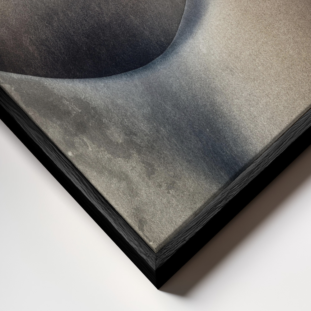 Canvas print - Erotica II. frame close up - black frame