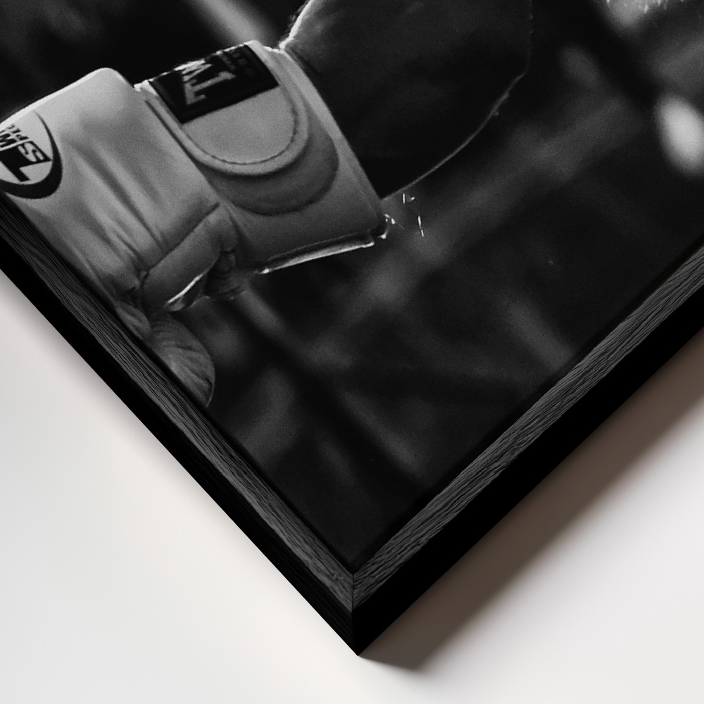 Toile - Training cadre en gros plan - cadre noir