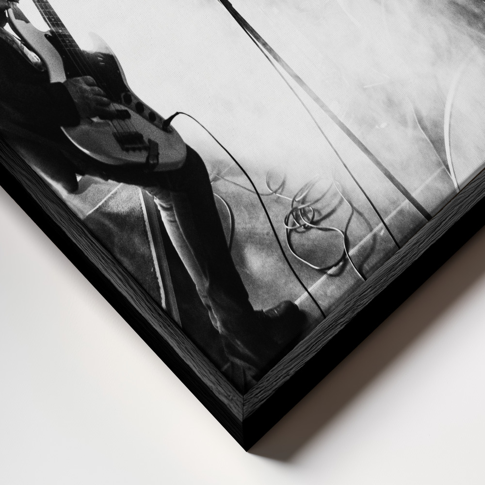 Toile - Avantgardet #005 cadre en gros plan - cadre noir