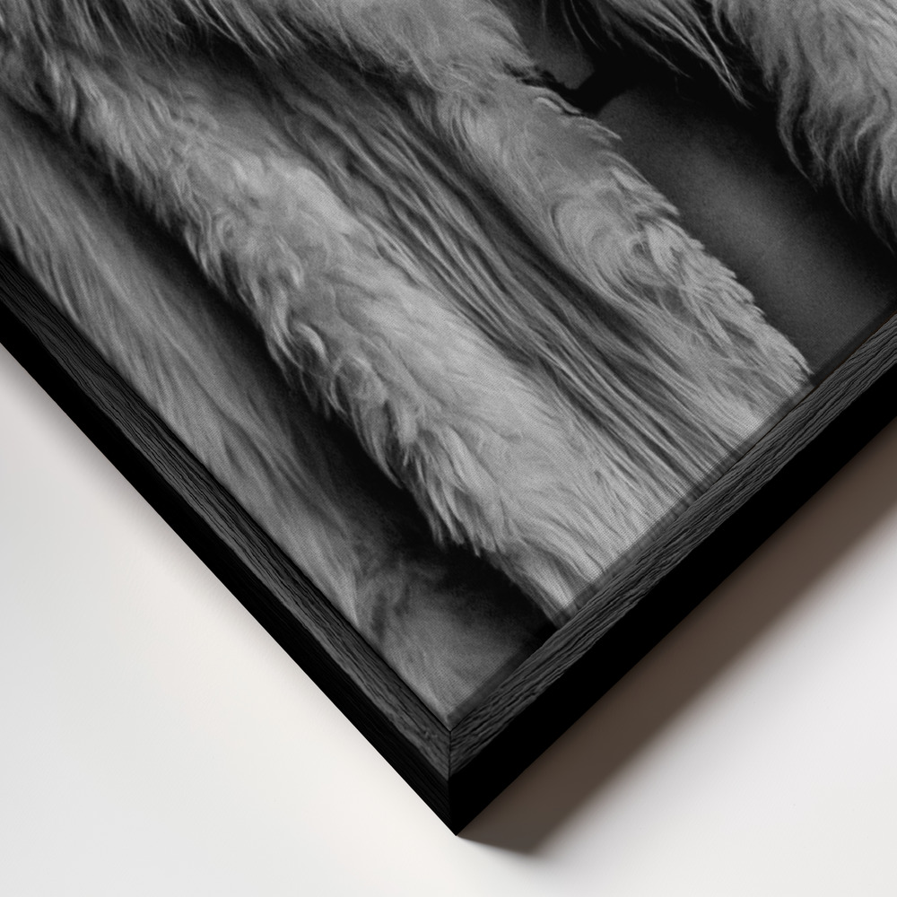 Canvas schilderi - Romi frame close-up - zwart frame