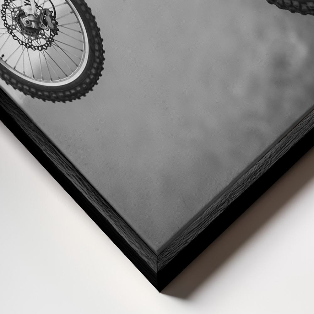 Toile - Battle of transcendence cadre en gros plan - cadre noir