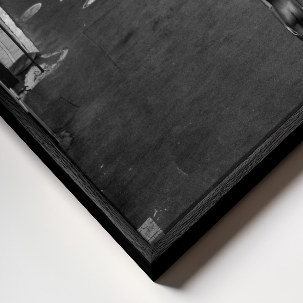Toile - Freedom  to  Express cadre en gros plan - cadre noir