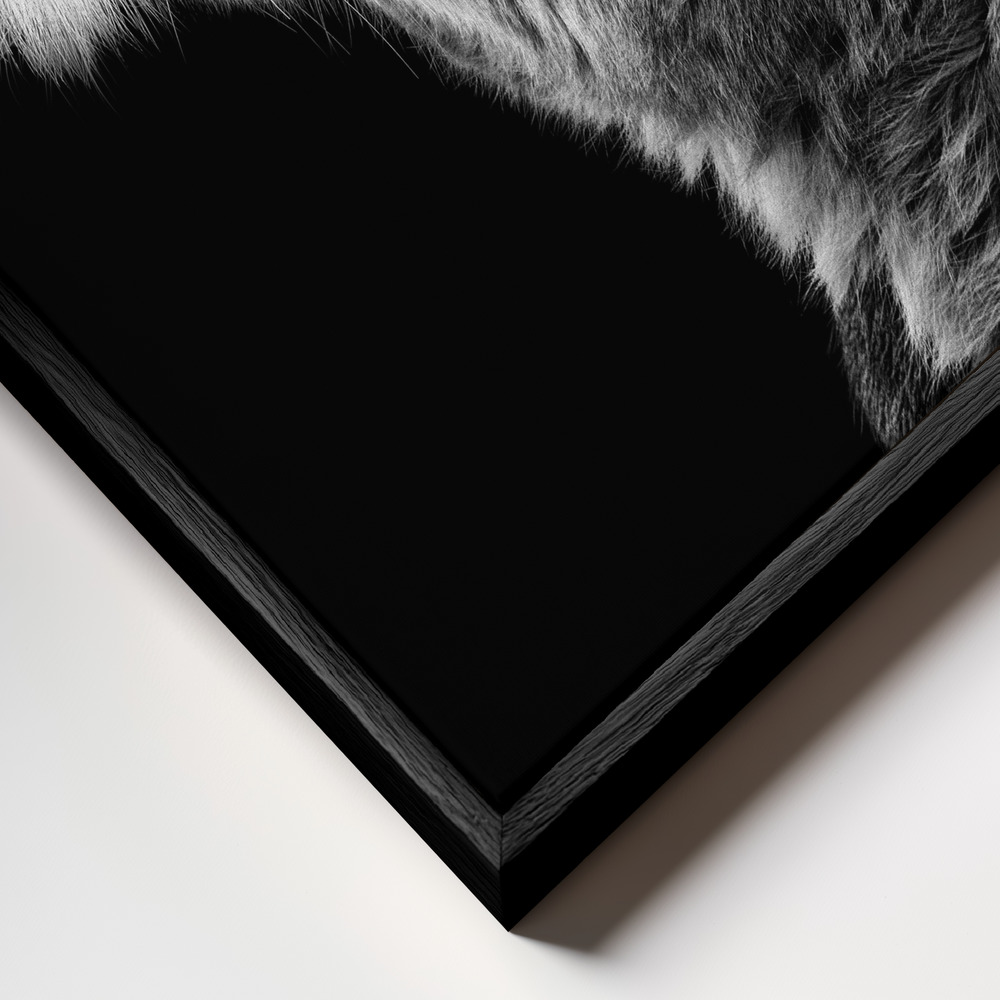 Canvas schilderi - Looking Up frame close-up - zwart frame