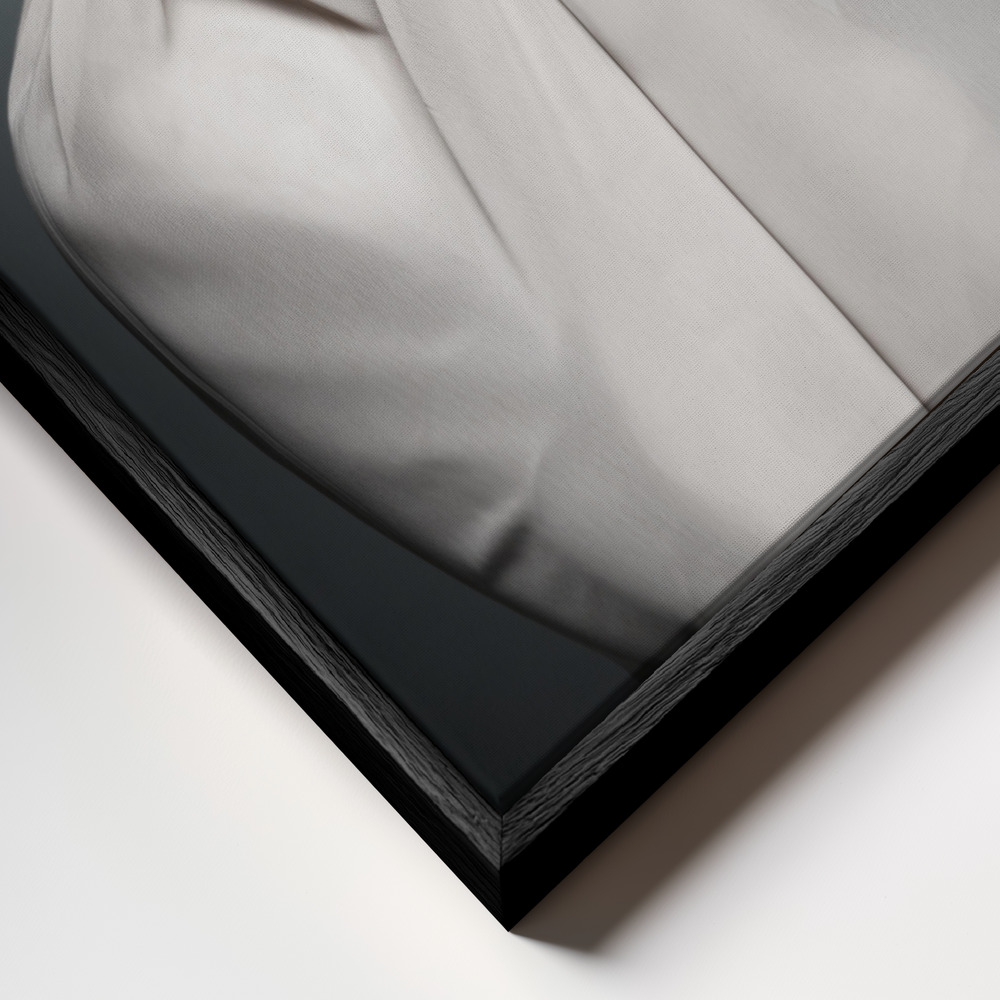 Toile - Eli cadre en gros plan - cadre noir