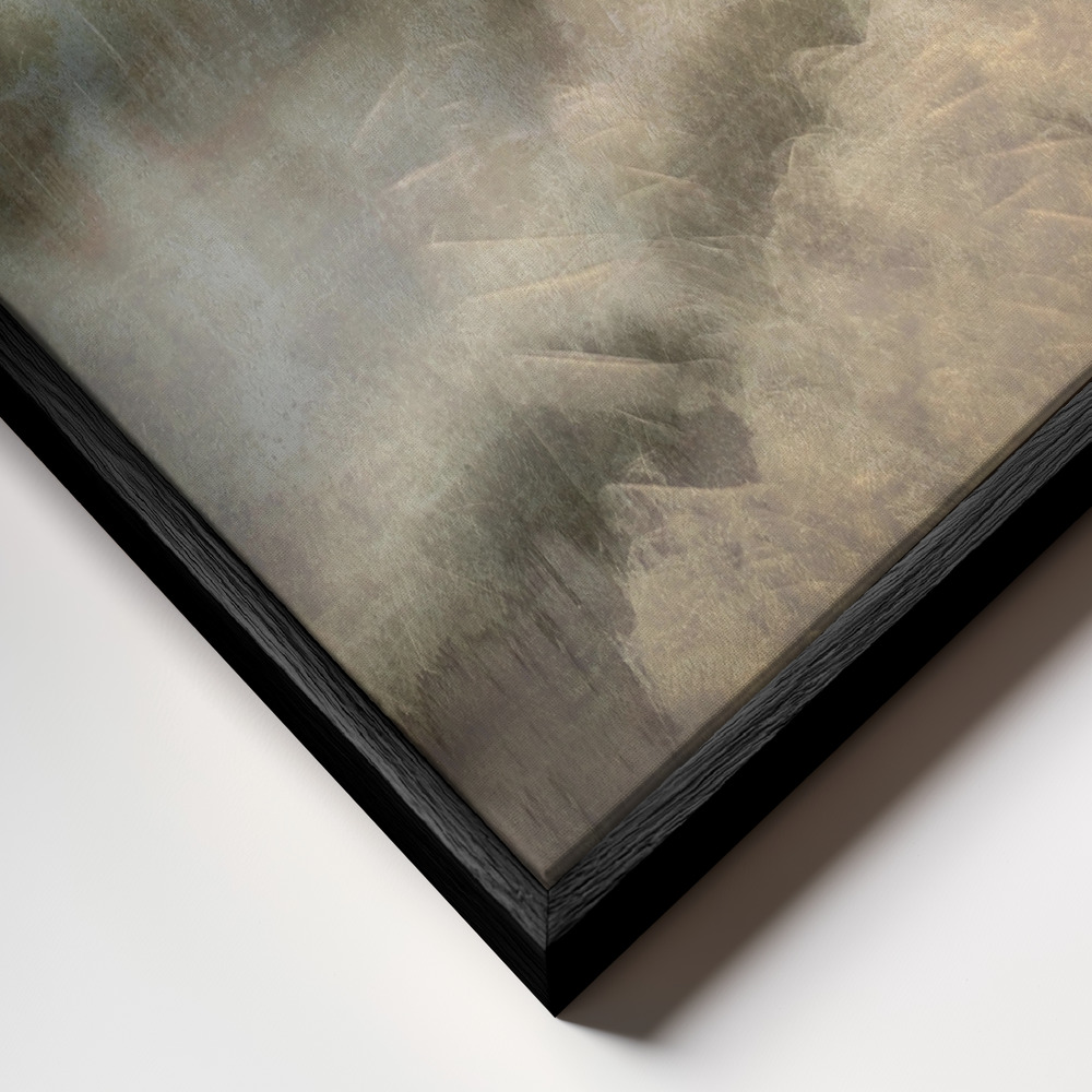 Toile - Little ven cadre en gros plan - cadre noir