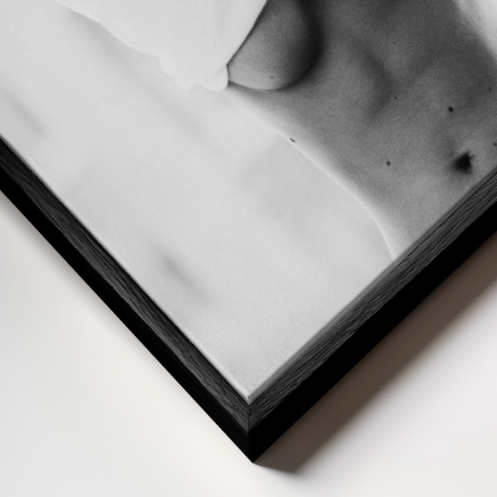 Canvas schilderi - Hot [Simona] frame close-up - zwart frame