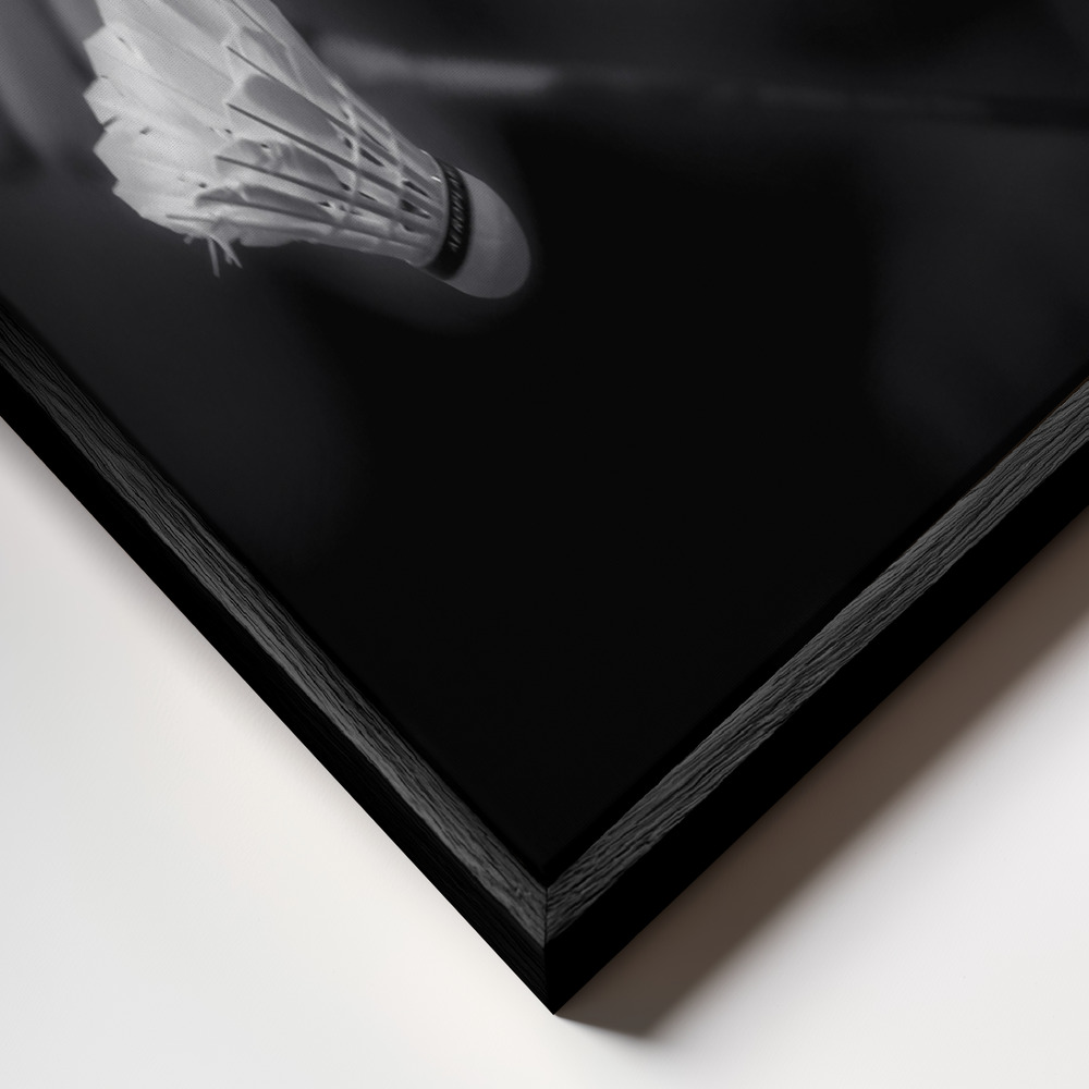 Toile - Focus cadre en gros plan - cadre noir