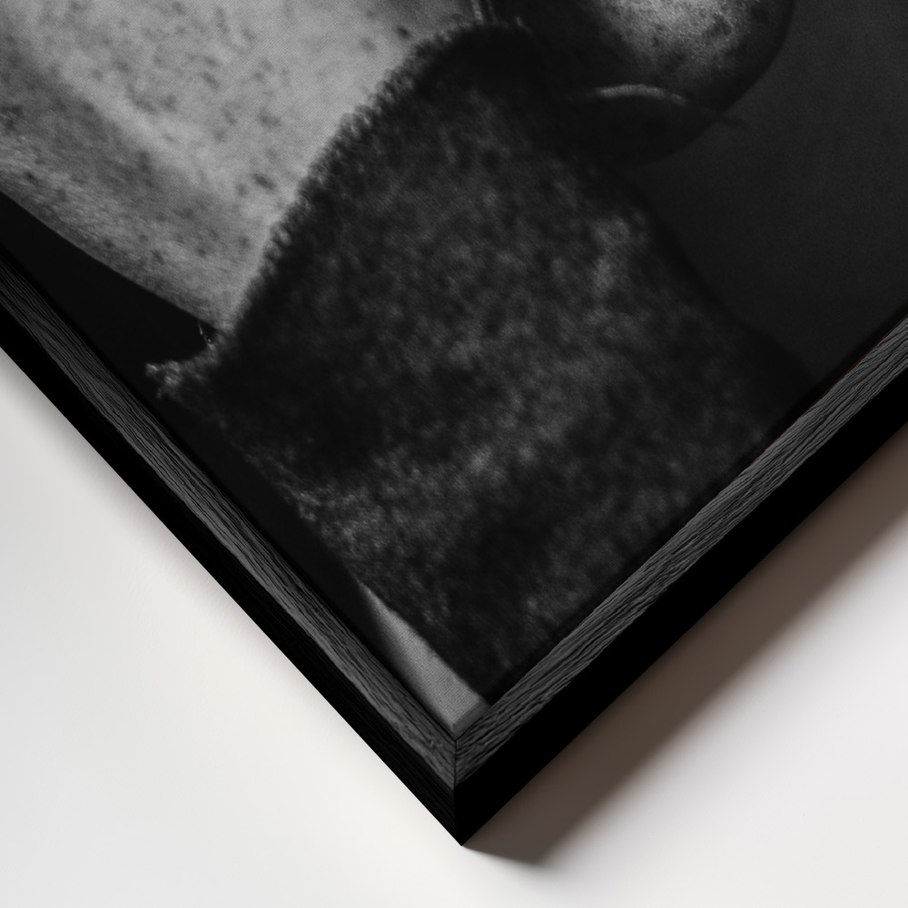 Toile - Wilma cadre en gros plan - cadre noir