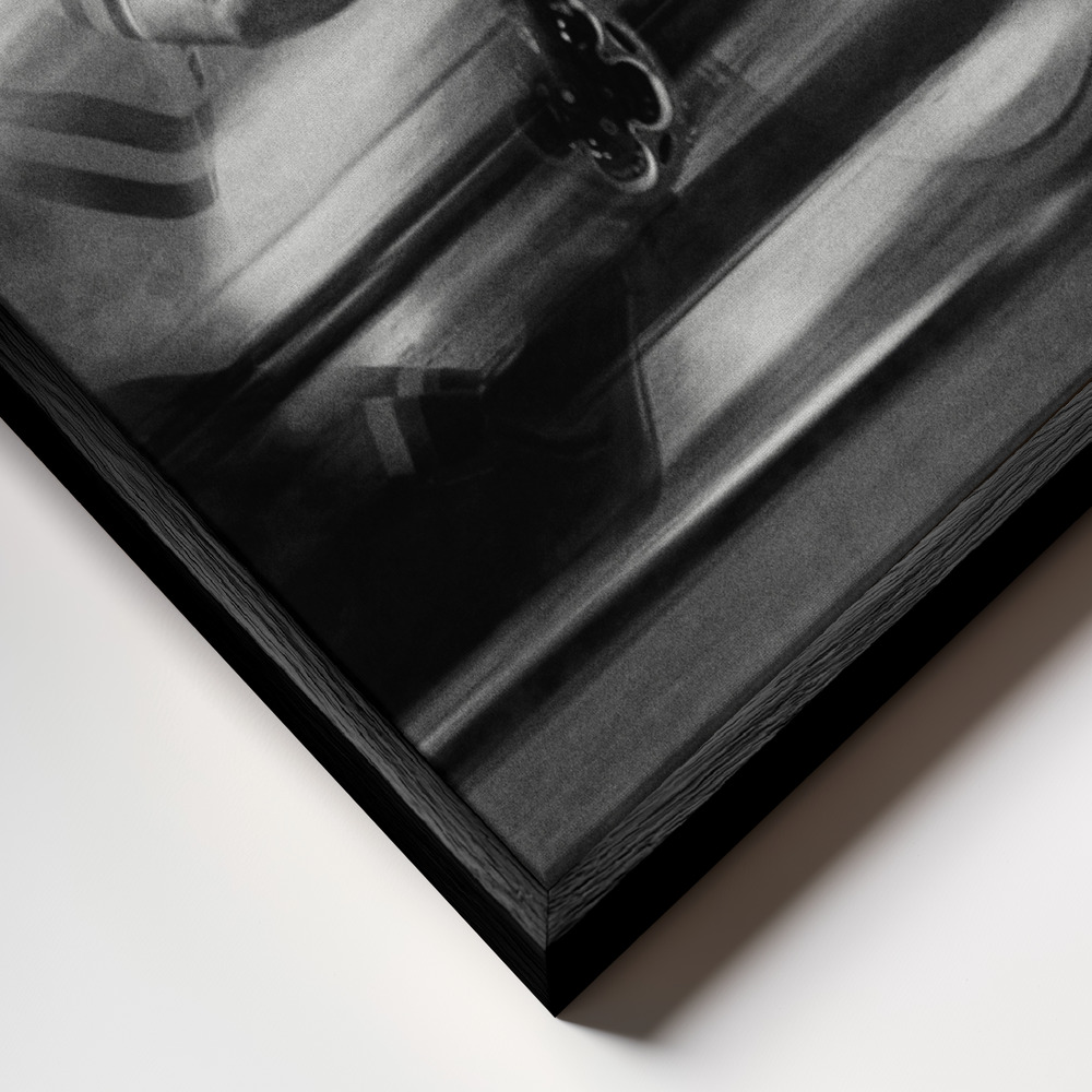 Canvas print - Street Racer frame close up - black frame