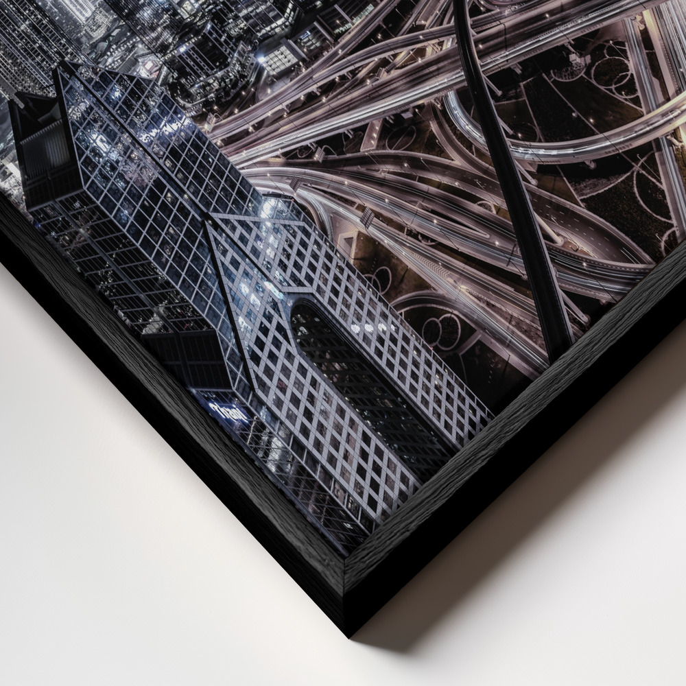Canvas schilderi - Magnum frame close-up - zwart frame